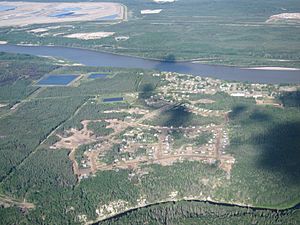 Aerial view of Fort McKay