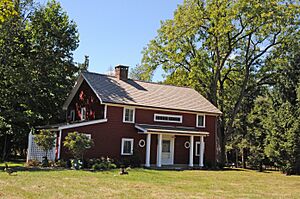 GARRET K. OSBORN HOUSE AND BARN, SADDLE RIVER, BERGEN COUNTY, NJ