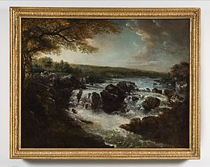 Great Falls of the Potomac oil by George J Beck 1797