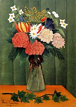 Henri Rousseau - Bouquet of Flowers with an Ivy Branch