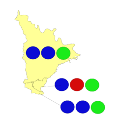 Hornsby Shire wards map