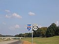 Interstate 69 and MS 304 reassurance markers