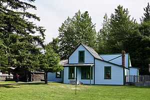 J, Bernard Moore House 1897 Restored by the National Park Service Klondike Gold Rush National Historical Park