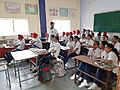 Jagseer S Sidhu teaching school students about Wikipedia