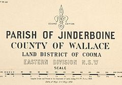 Jinderboine 1898 cadastral map key