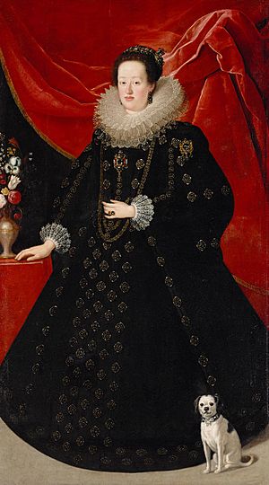 Justus Sustermans - Eleonora Gonzaga (1598-1655), Empress in black dress.jpg