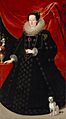Justus Sustermans - Eleonora Gonzaga (1598-1655), Empress in black dress