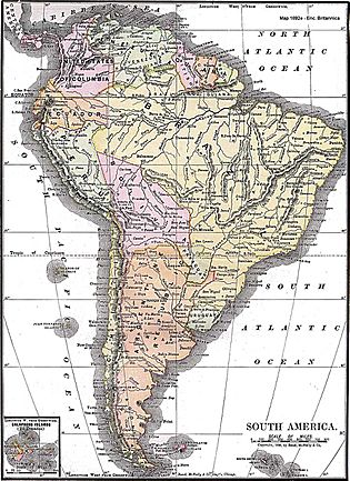 Karta sydamerika 1892