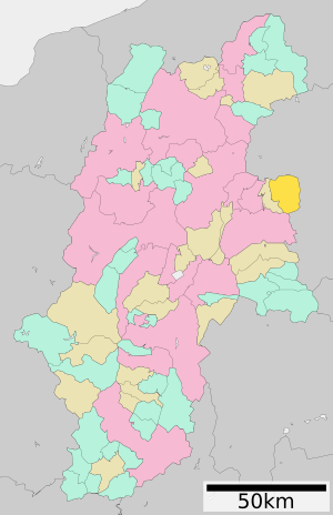 Location of Karuizawa in Nagano Prefecture