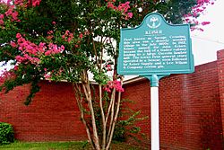 Keiser historical marker at City Hall