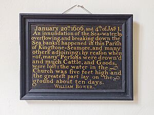 Kingston Seamore Church Flood Plaque