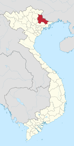 Location of Lạng Sơn within Vietnam