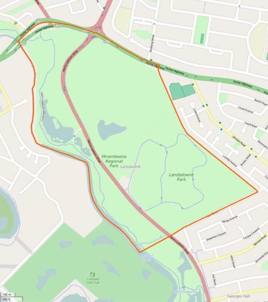 Lansdowne suburb boundaries