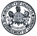 Logo of Calcutta University - a diagram in The History of the Bengali Language