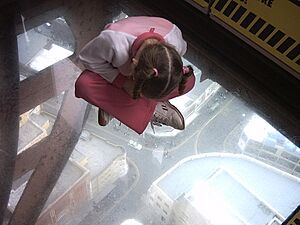 Looking down from Tower
