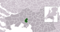 Map - NL - Municipality code 0784 (2009)