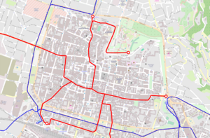 Mappa tram Brescia