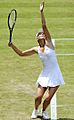 Maria Sharapova at the 2009 Wimbledon Championships 12 (cropped)
