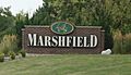 Marshfield Wisconsin Welcome Sign