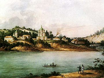 Mezhyhirskyi Monastery, 1843