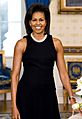 Michelle Obama official portrait crop