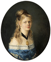 Mina Carlson-Bredberg, the Painter (Amanda Sidvall) - Nationalmuseum - 21908