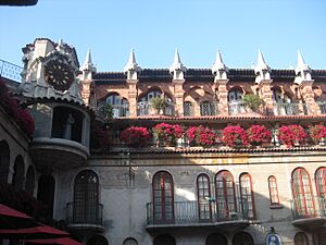 Mission courtyard 1