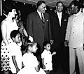 Nkrumah, his family and Nasser, 1965