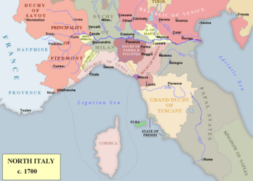 North Italy 1700