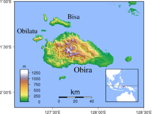 Obi Islands Topography