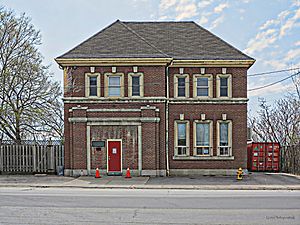 Old Fire Hall, at 39 Commissioner Street, in Toronto's Portlands