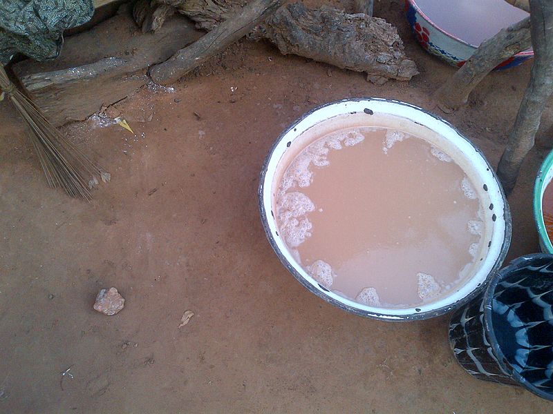 One hour after mashing