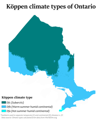 Ontario Köppen