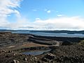 Open pit iron mine, Labrador