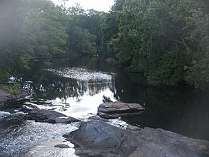 Pawtuxet river near mouth