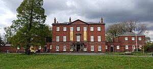 Platt Hall, situated in Platt Fields Park, Manchester, UK 03