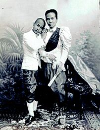 Prince Dilok Noppharat and Princess Thipkeson