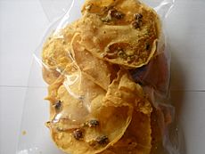 Rempeyek with Peanuts and Anchovies