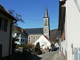 The church in Rimbach-près-Guebwiller