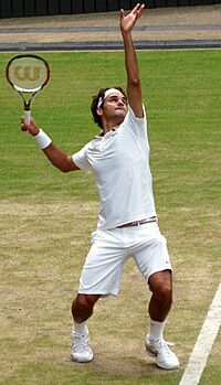 Roger Federer (26 June 2009, Wimbledon) 3 cropped