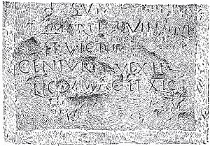 Roman Inscription found near Bettir in 19th century