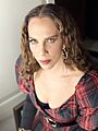 Sertab Erener konser öncesi kulisinde.