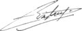 Signature of Paul Biya