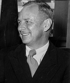 State Librarian James Stapleton, Brisbane, 1954