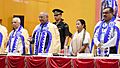 The President, Shri Ram Nath Kovind unveiling the Foundation Stone of Savitribai Public Girls Hostel and APJ Abdul Kalam International Visitors Guest House, at the 64th Annual Convocation of IIT Kharagpur, in West Bengal