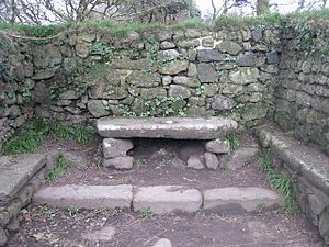 The altar stone in Madron Chapel - geograph.org.uk - 1185878