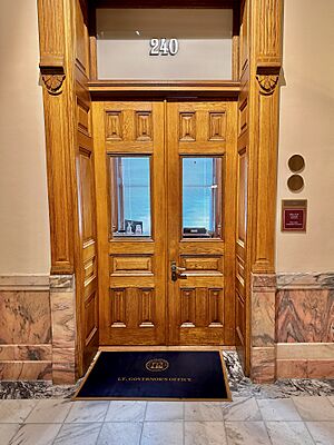 The office of lieutenant governor inside the Georgia Capitol Building