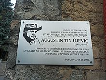 Tin Ujević home Sarajevo1