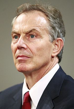Blair, 56, in a portrait photograph