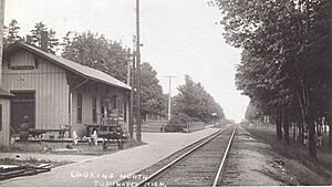 Topinabee, Michigan train station (historic)